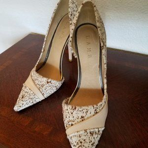 L.A.M.B. Kadie Half D'Orsay Pump